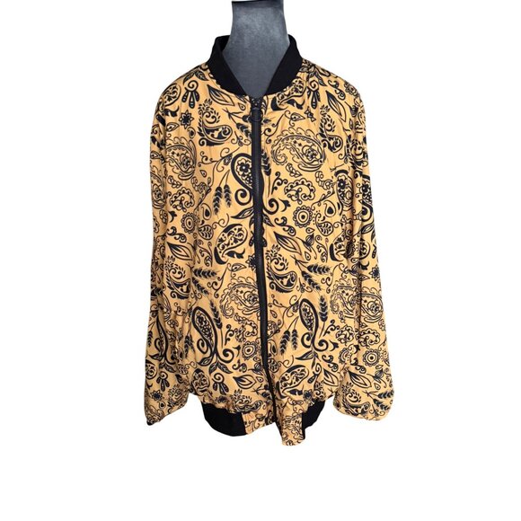 Truth Jackets & Blazers - Truth Paisley Print Bomber Jacket